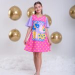 Vestido Rosa Flare 50
