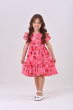 Vestido Floral Rosa 50