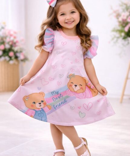 Vestido Neo Urso rosa 54