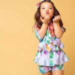 Conjunto Encanto Flores Lilás 68