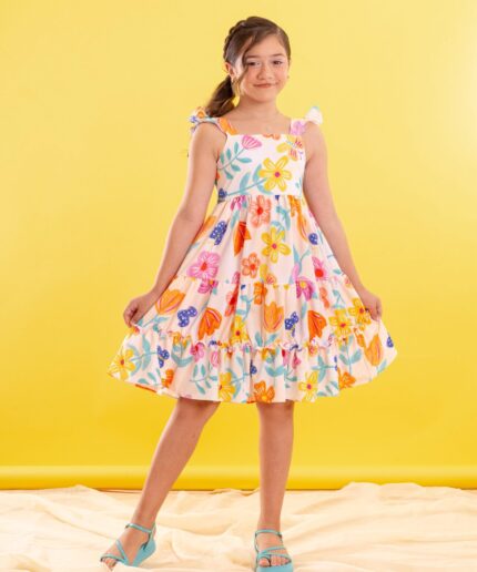 Vestido Off Floral Alça 63