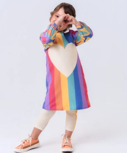 Conjunto Calça Listra Coração 110