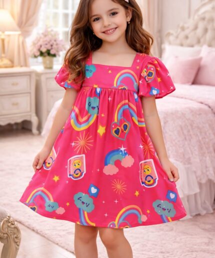 Vestido Pink Mini Flare 45