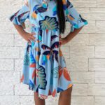 Vestido Viscolinho Azul 55