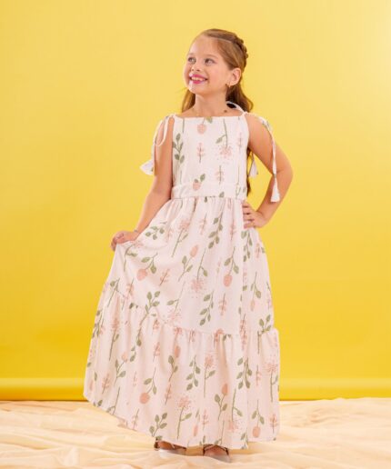 Vestido Longo Bege Alça 63