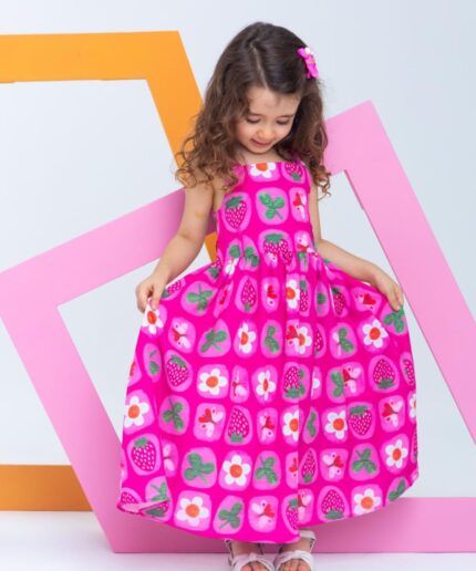 Vestido Moranguinho Lastex 55