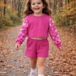 Conjunto Shorts em Moletinho Pink 36