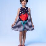 Vestido Listra Preto Flor 60