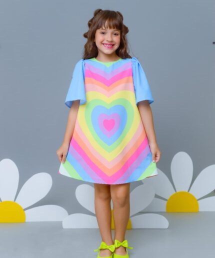 Vestido Cristal Coração Color 57