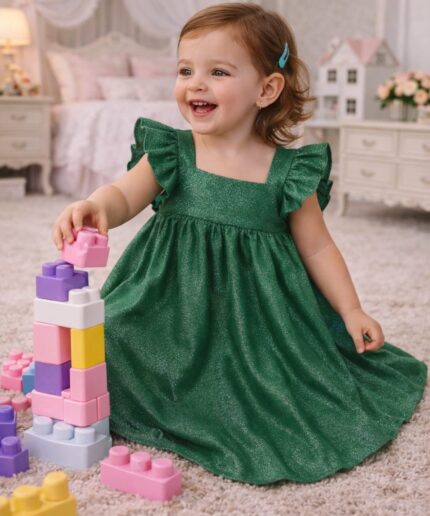 Vestido Brilho Verde 40