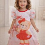 Vestido Neo Urso Vermelho 54