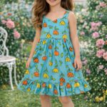 Vestido Azul Turquesa Princesa 50