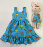Vestido Azul Turquesa Princesa 50 - Imagem 3