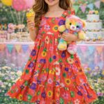 Vestido Midi Laranja Lastex 68