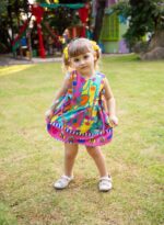 Vestido Tricoline Feliz 90