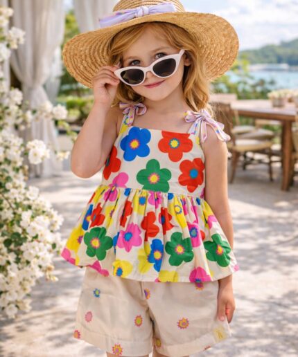 Conjunto Amora Flores 85