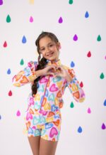 Conjunto Cristal Shorts Coração 76 - Imagem 2