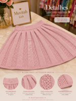 Conjunto Tricot rose 204 - Imagem 3