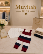 Baby Conjunto Tricot Listras Marinho 127 - Imagem 4