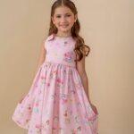 Vestido Beki Laço Fadinha Rosa 68